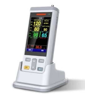 Oxímetro - Monitor Sinais Vitais  -  Visor de 3,5